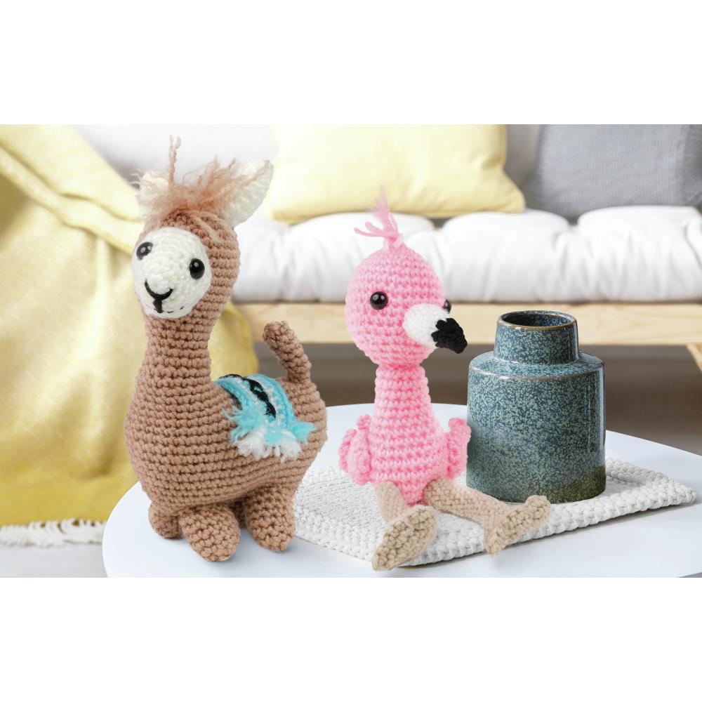 Stitchin' Kids Crochet Kits, textile, Lama glama, sewing, crocheting