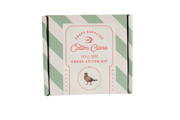 Cotton Clara Pigeon Cross Stitch
