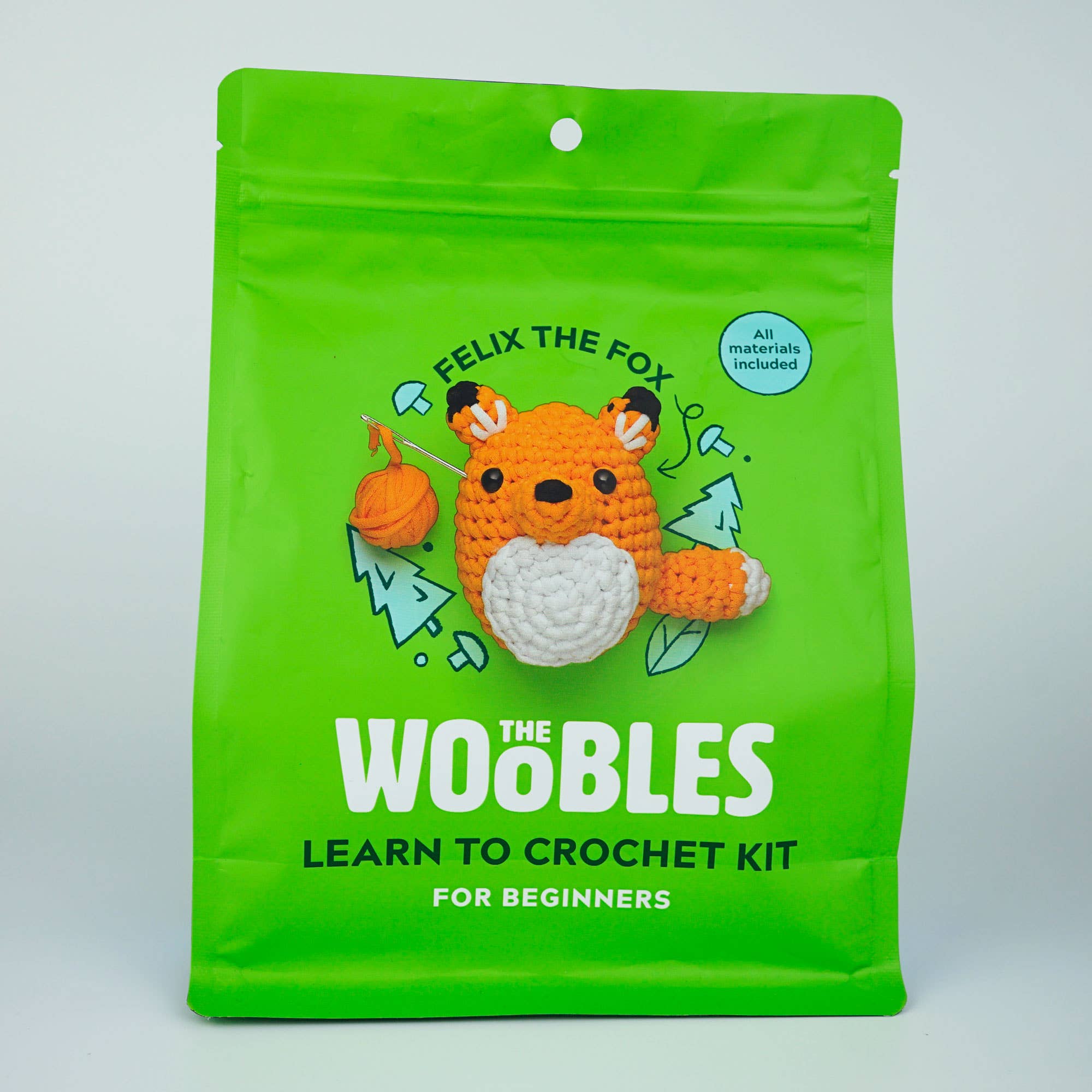 Wobbles Crochet Animal Kit  DIY Animal Woobles Crochet Kit para