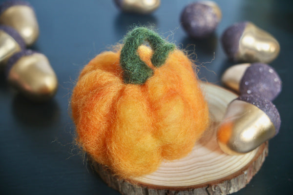 Needle Felt Pumpkin Workshop - BROOKLINE