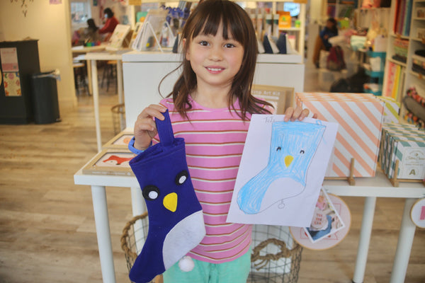 Felt Stocking: FAMILY Workshop - NEWTON